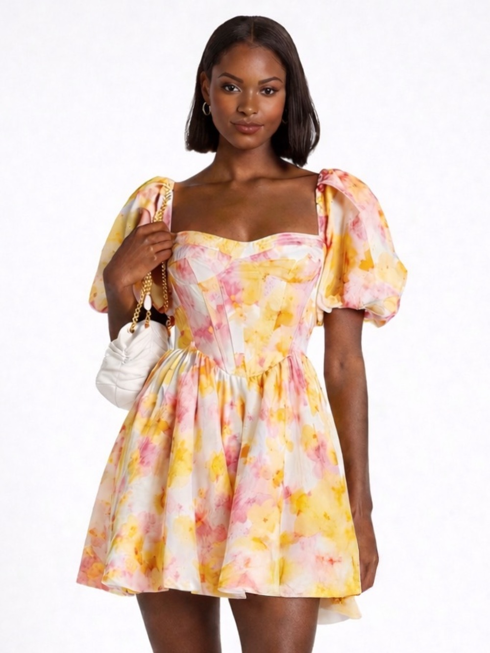 Bardot 💛 Kiah Floral Corset Dress